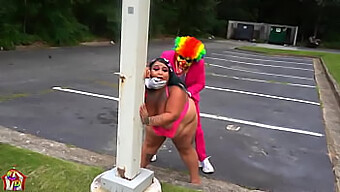 Jaidyn Venus, A Voluptuous Vixen, Craved A Free Romp With A Clown And Stumbled Upon Gibby The Jester