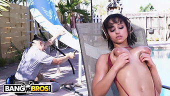 Marilyn Mansion Flaunts Her Enormous Breasts And Craves Cock In Reality Video