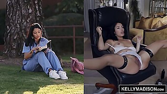 Vanessa Sky在医疗环境中与kelly Madison的激情邂逅