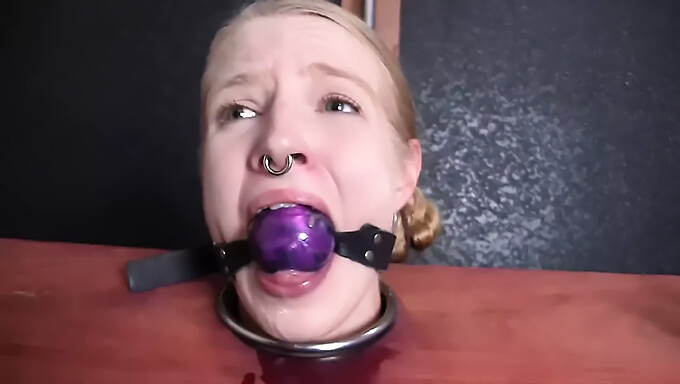 A Submissive American Woman Gets Penetrated Deeply With A Vibrator