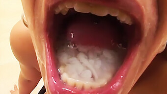 A Throatful Of Semen During Rough Group Sex