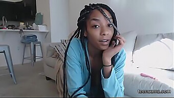 African American Teenager Pleasures Herself On Camera [Additional Footage Available On Teencamz.Com]