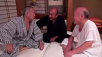 Shigeo Tokuda And Friends Host A Wild Party With Three Busty Girls :D