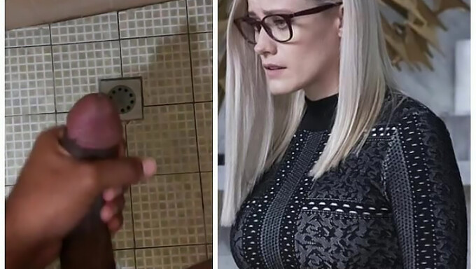 Bom Seksi Blonde Olivia Taylor-Dudley Dalam Aksi Cfnm Dengan Pecinta Kontol Besar