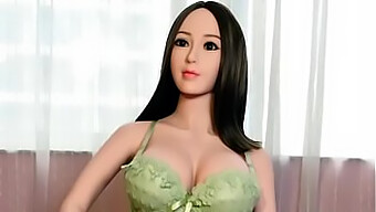 Sultry Asian Beauty In Green Bikini With Voluptuous Breasts For Doggy Style Pleasure