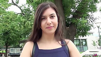 Anya Krey, A Charming Teen, Lures A German Scout For Sex During A Street Audition