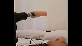 Mimi'S Intense Squirt Using A Sex Machine For Solo Pleasure