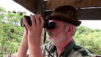 Grandfather Engages In Sexual Activity With A Young Woman During A Hunting Trip.